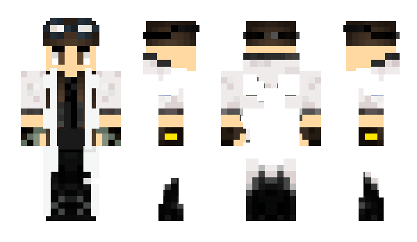 Minecraft skin Blacv3nom