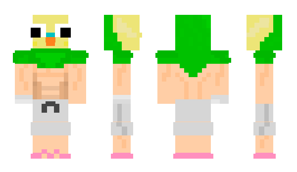 Minecraft skin popug