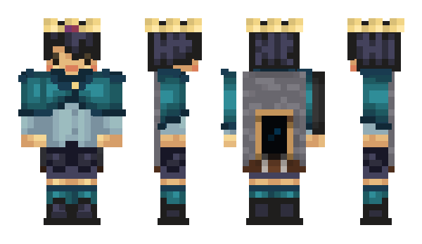Minecraft skin Nariwhal