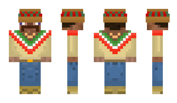 Minecraft skin Mexico1