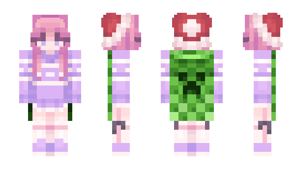 Minecraft skin thepinkpancake