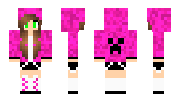 Minecraft скин по нику PinkyPinkCreeper