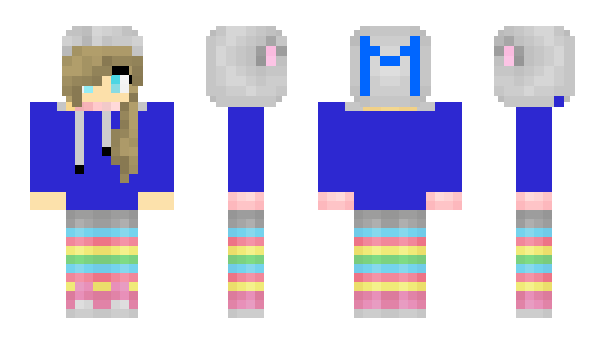 Minecraft skin puppycreeperz