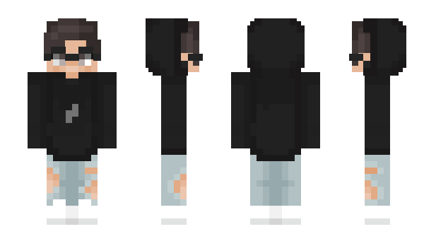 Minecraft skin FearlessGhostyOF