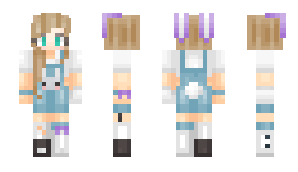 Minecraft skin Cruella