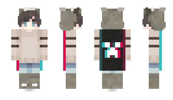 Minecraft skin blugrayy