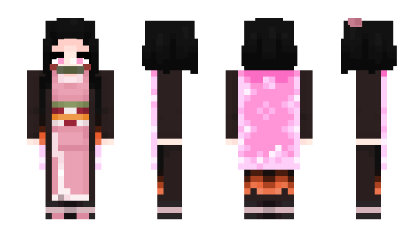 Minecraft skin Nezukon