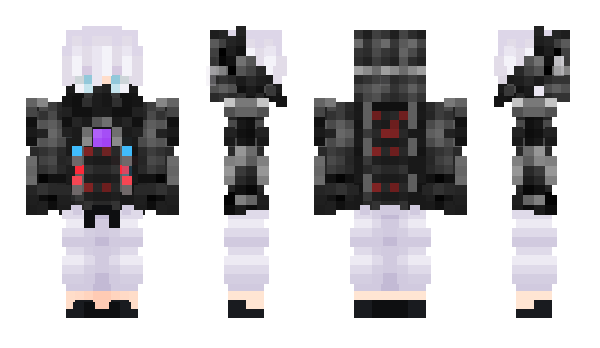 Minecraft skin Arkham_Knight_1