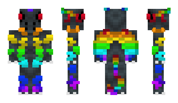 Minecraft skin fl0m