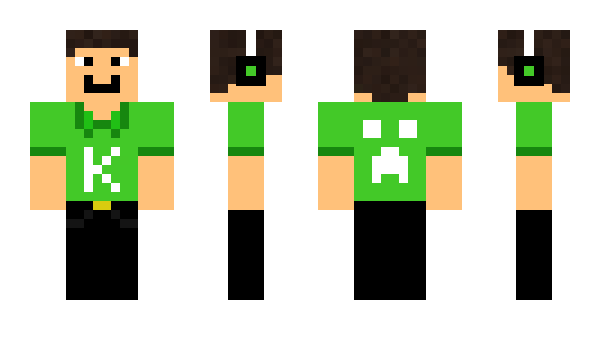 Minecraft skin KreepyKreepah