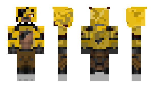 Minecraft skin GoldenFoxy95