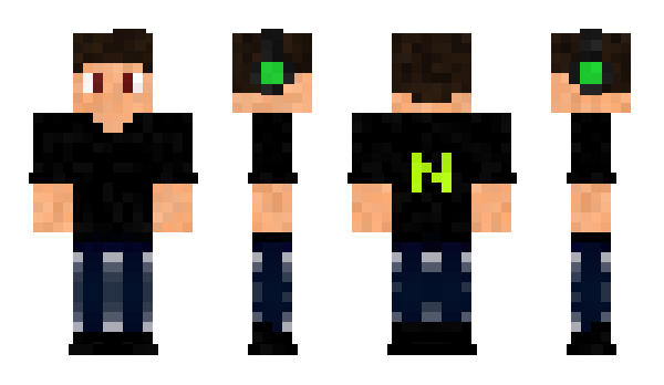 Minecraft skin Neon1337