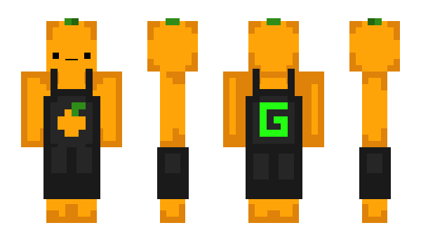 Minecraft skin orange99