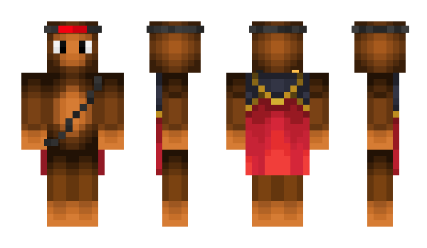 Minecraft skin Halvafrikan