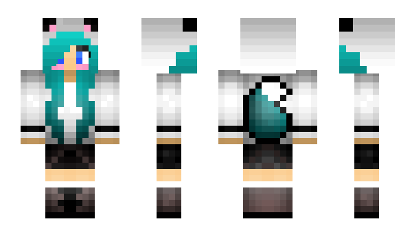 Minecraft skin _DarkGirl_