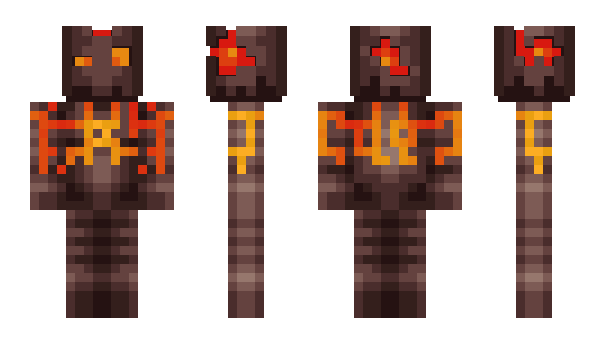 Minecraft skin Pyromide