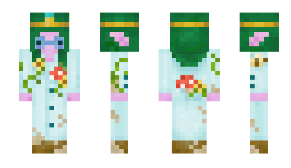 Minecraft скін по ніку greengal