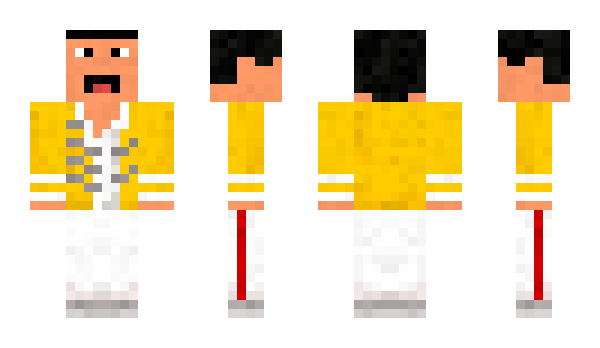 Minecraft skin FreddieMercury_