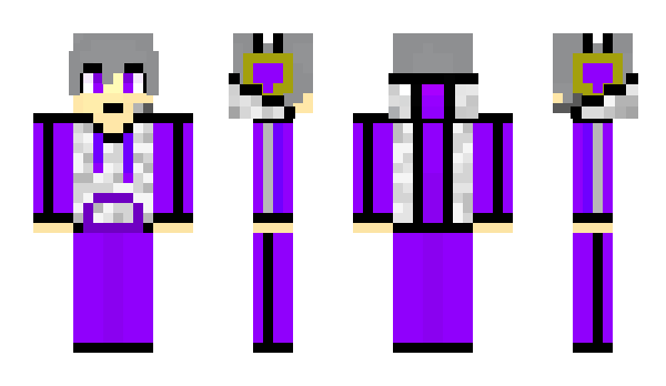 Minecraft skin Purple_14