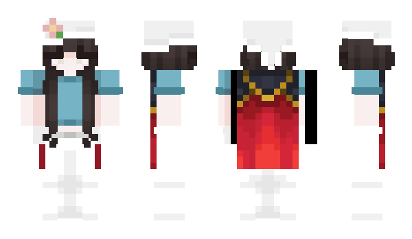 Minecraft скин по нику alinalinex
