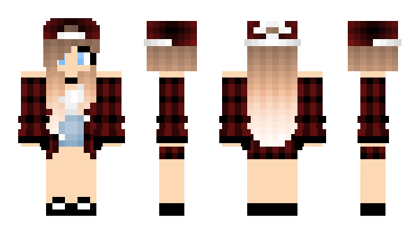 Minecraft skin bianca_bi