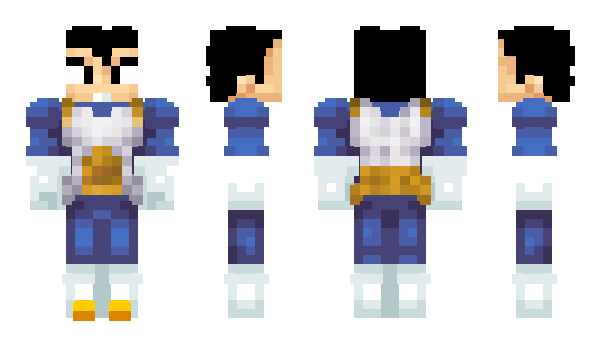 Minecraft skin VegetaFH16