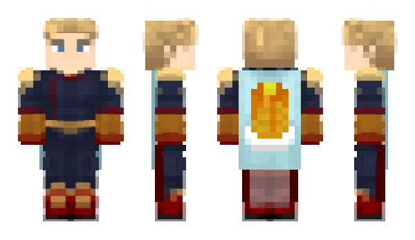 Minecraft skin PowerRangerROSA