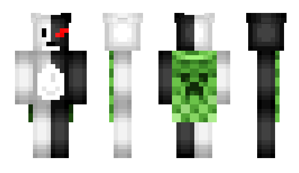 Minecraft skin MonokumaCraft