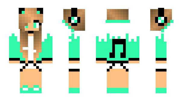 Minecraft skin Mitzie