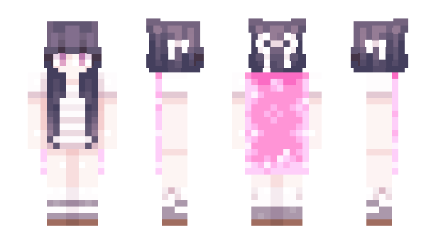 Minecraft skin Halelush