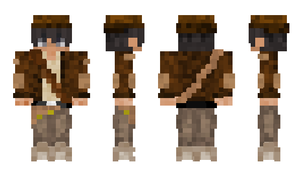 Minecraft skin Raptoer