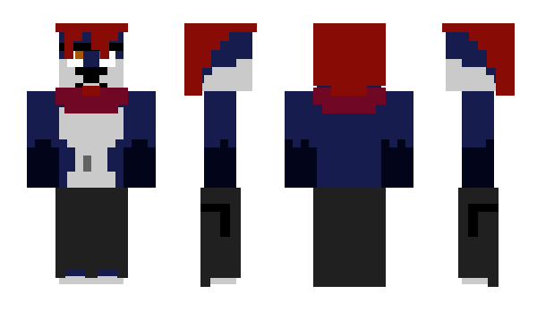 Minecraft скин по нику Inkwolf
