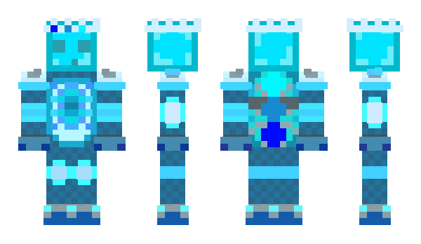 Minecraft скин по нику Bluebly