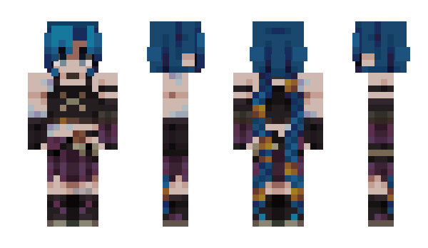 Minecraft skin Jinxitas