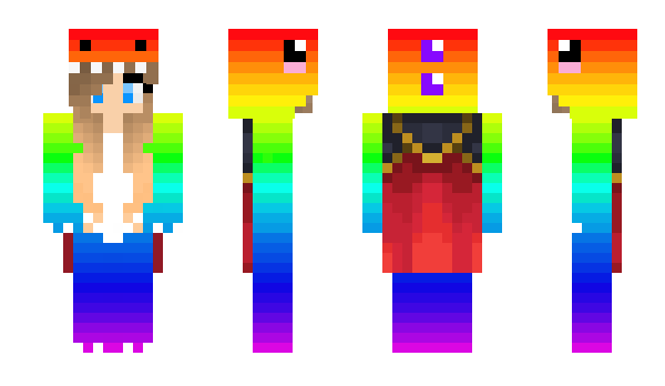 Minecraft скін по ніку rainbow_knee