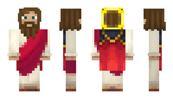 Minecraft skin JEZUS_KROLEM