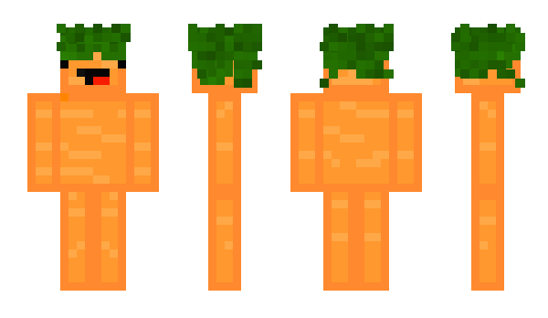 Minecraft skin carrotFTW