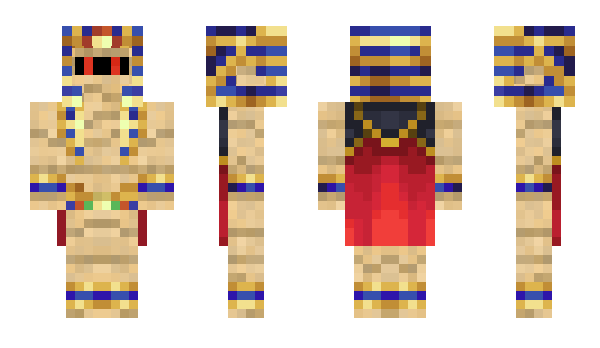 Minecraft skin pharaonnouveau