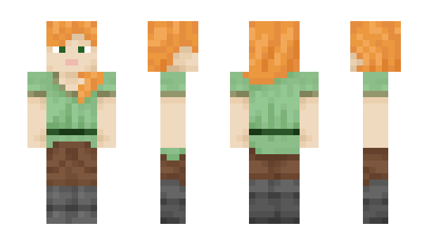 Minecraft skin Miniatur