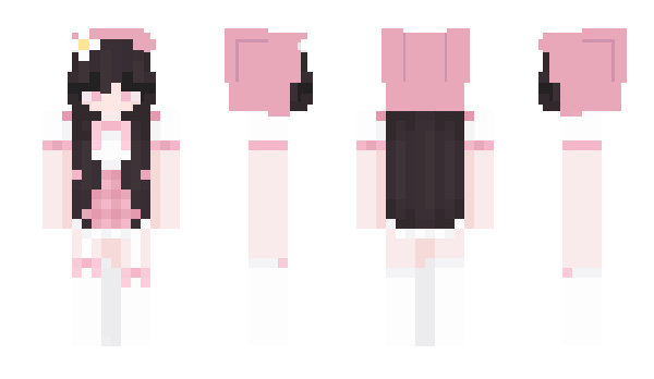 Minecraft skin PinkGi