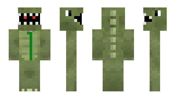 Minecraft skin MisterCrocodile