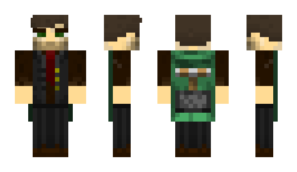 Minecraft skin Kerviel