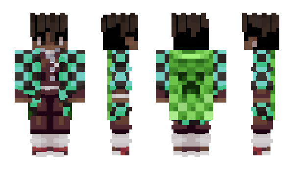 Minecraft skin skinnyflakko