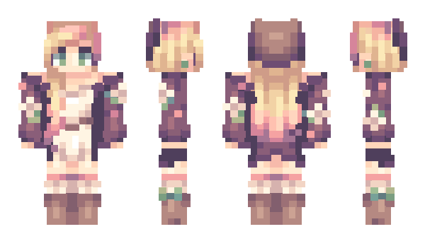 Minecraft skin YaZheVika