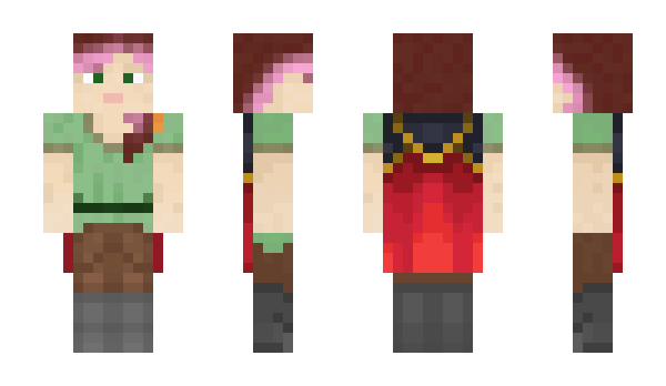 Minecraft skin CaptainNakou