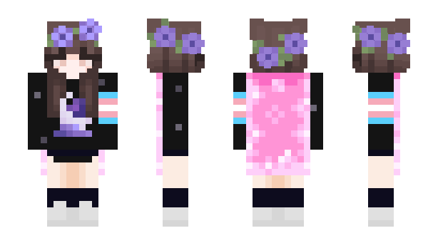 Minecraft skin Hackamura