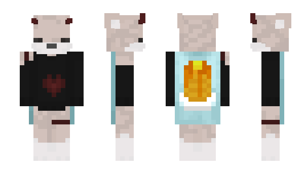 Minecraft skin GayFurryFox