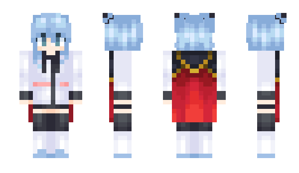 Minecraft skin DarukaHime