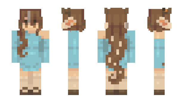 Minecraft скин по нику quibllyfish