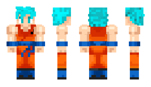 Minecraft skin GokuSSjb8